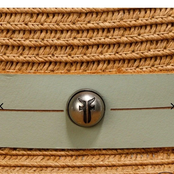 Frye Women’s Paperbraid Pinch Crown Cowboy Sun Hat NWT - Picture 8 of 11